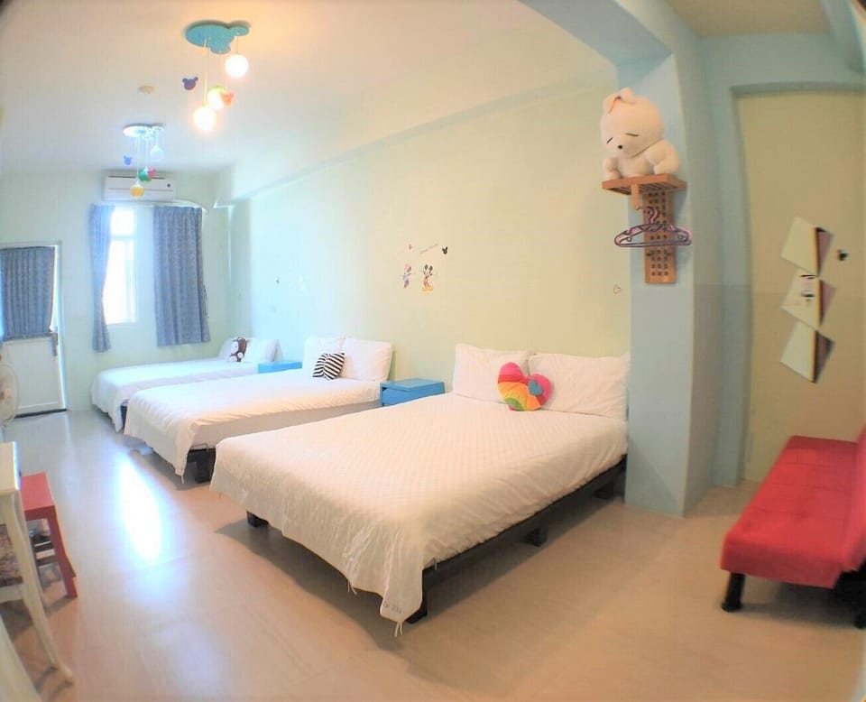 Family Suite, 1 Bedroom, Balcony | Blackout drapes, soundproofing, free WiFi, bed sheets