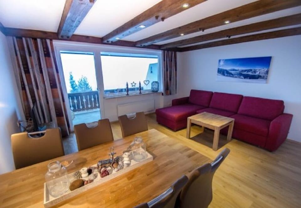 Apartment, Mountain View | Living area | Flat-screen TV, DVD player
