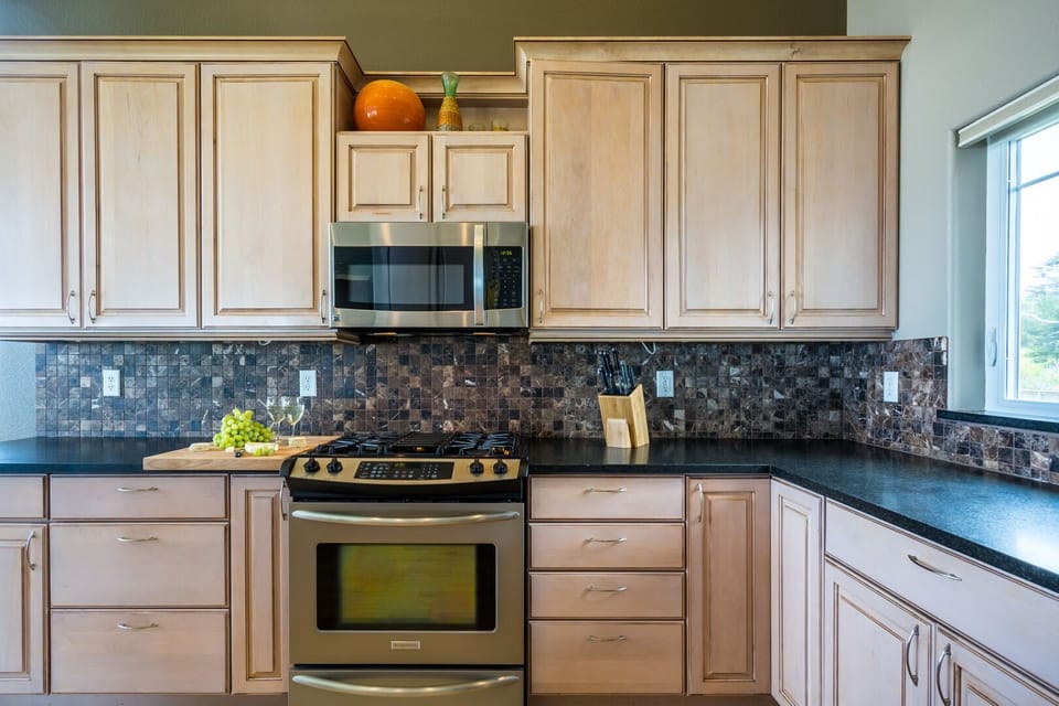 Chef -inspired kitchen, featuring the finest appliances.
