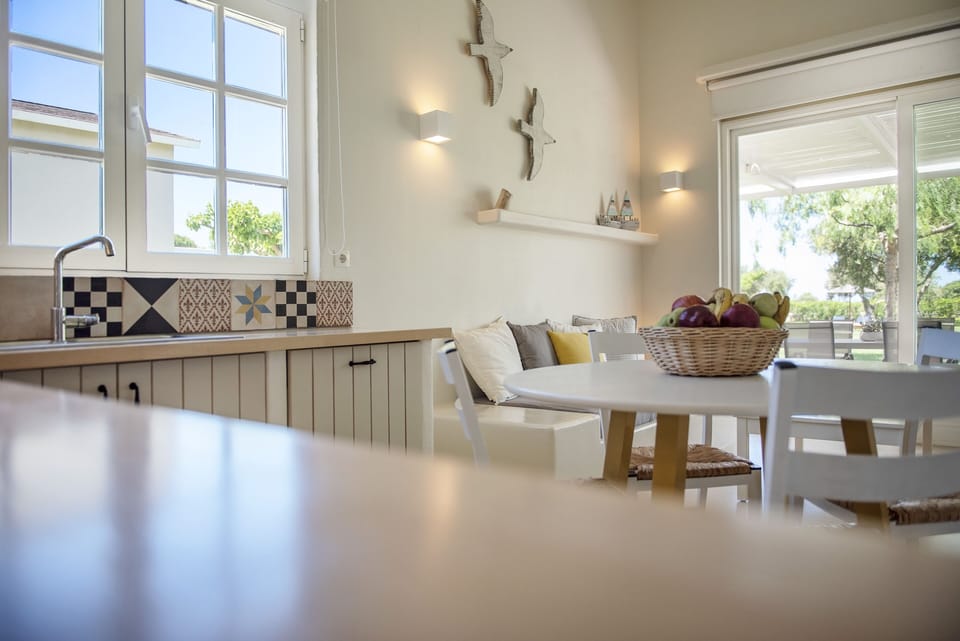 Villa, 2 Bedrooms, Accessible, Garden View | Private kitchen | Fridge, oven, stovetop, dishwasher