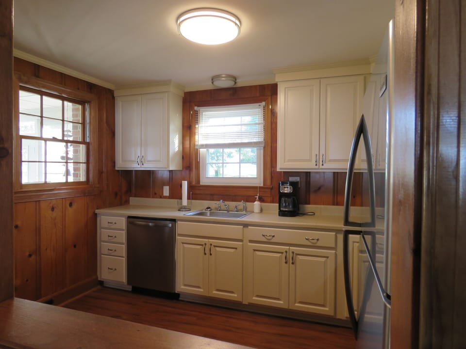 View of Kitchen from pass through to living room