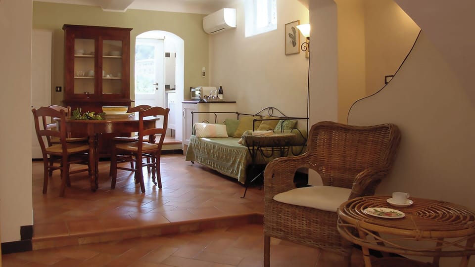 Deluxe Suite (with garden) | Living area | LED TV