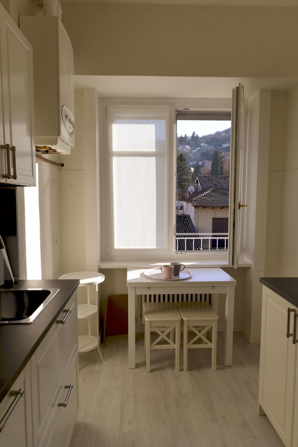Apartment, 1 Bedroom | Private kitchen | Fridge, microwave, cookware/dishes/utensils