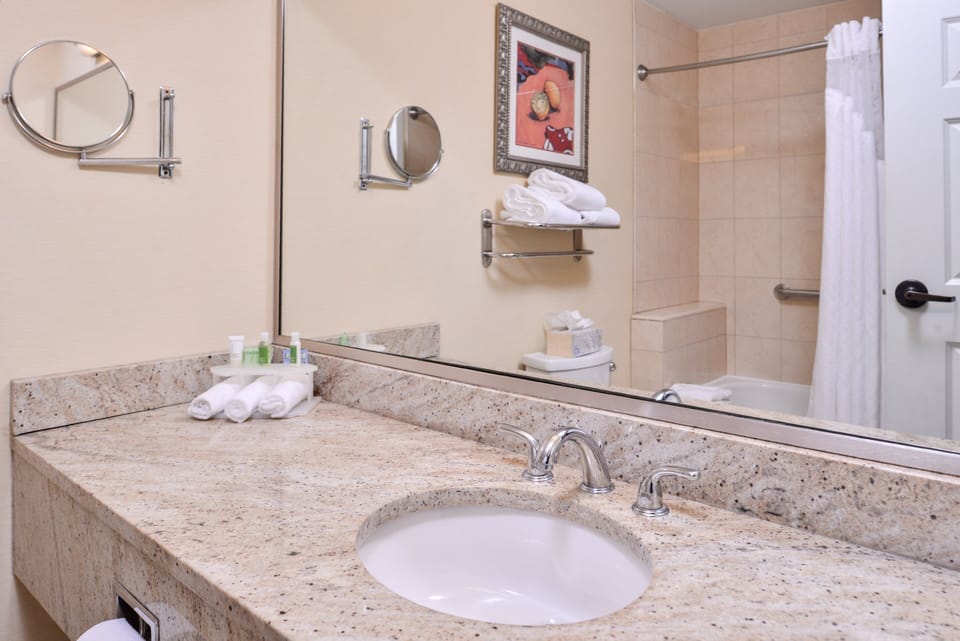 In-room safe, desk, laptop workspace, blackout drapes