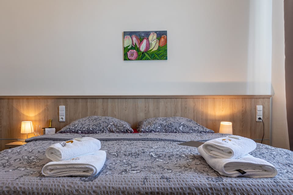 Standard Double Room, 1 Queen Bed | Blackout drapes, iron/ironing board, free WiFi, bed sheets