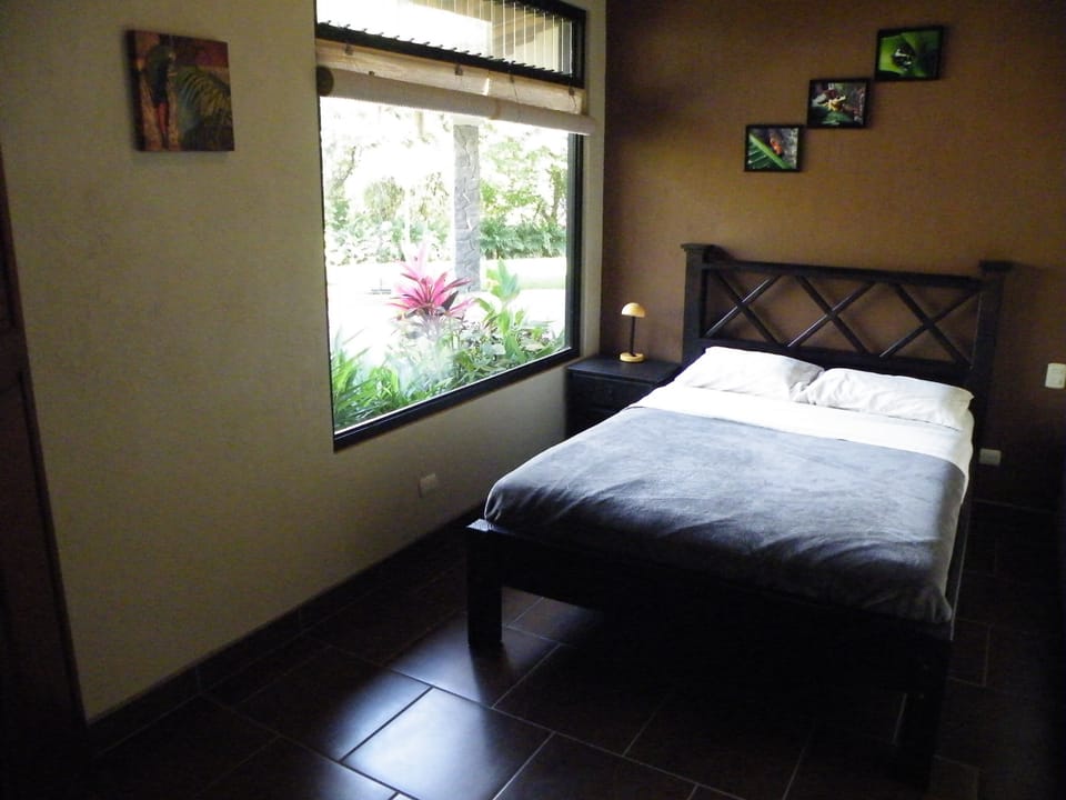 Comfortable orthopedic double bed in third bedroom 