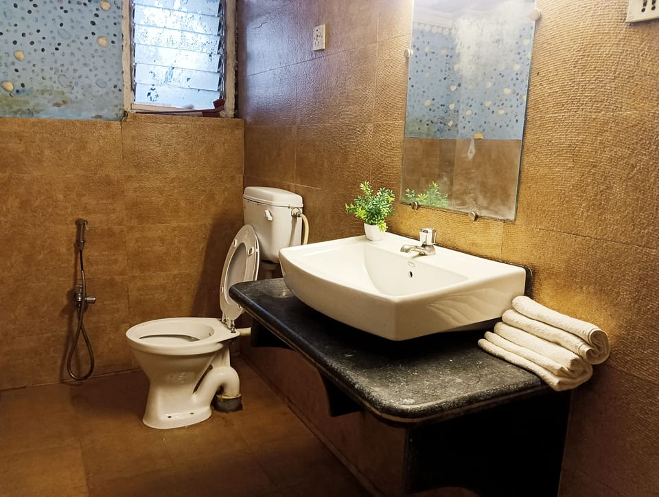 Deluxe Triple Room | Bathroom | Shower, rainfall showerhead, designer toiletries, hair dryer
