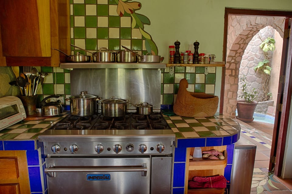 A professional cook stove makes every meal fun and possible too.