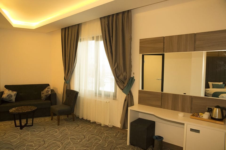 LCD TV, heated floors