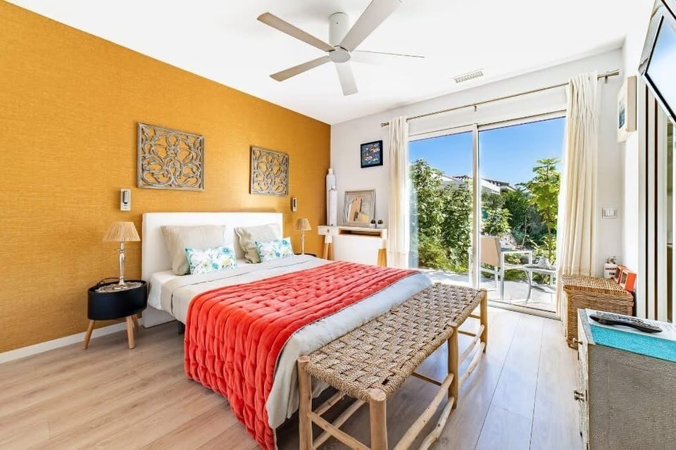 Standard Double Room, 1 Double Bed, Private Bathroom, Pool View (Esprit du Soleil) | Premium bedding, minibar, in-room safe, individually decorated