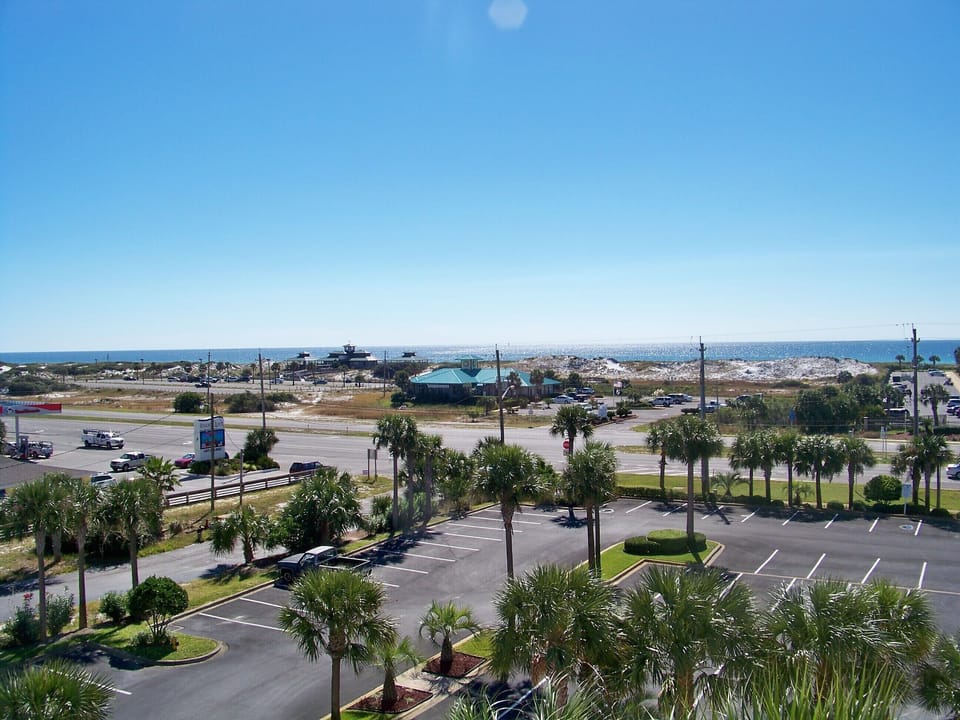 Gulf/Sand dunes view from your Master BR private terrace.