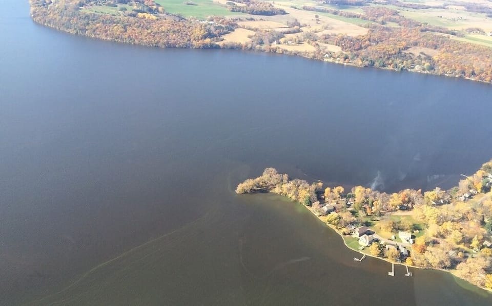 Air view of the Point