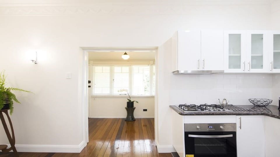 Well equipped kitchen with Nespresso coffee machine.