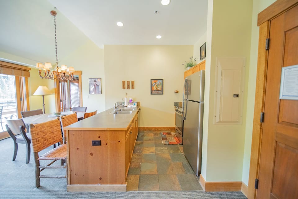 High, vaulted ceilings