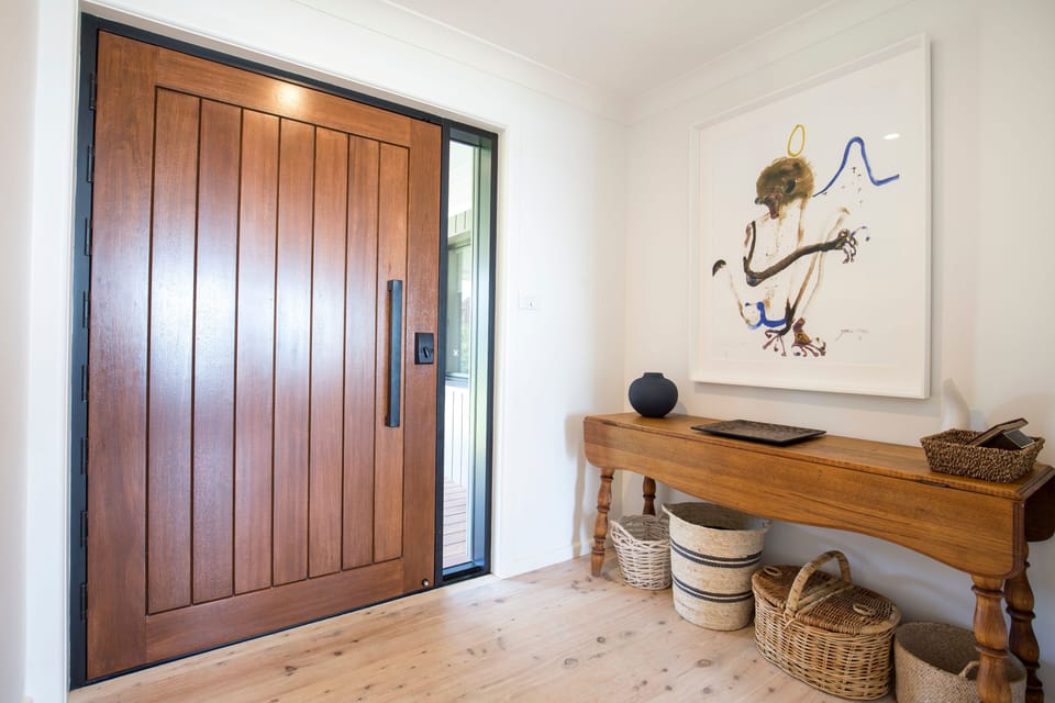 Front door from inside