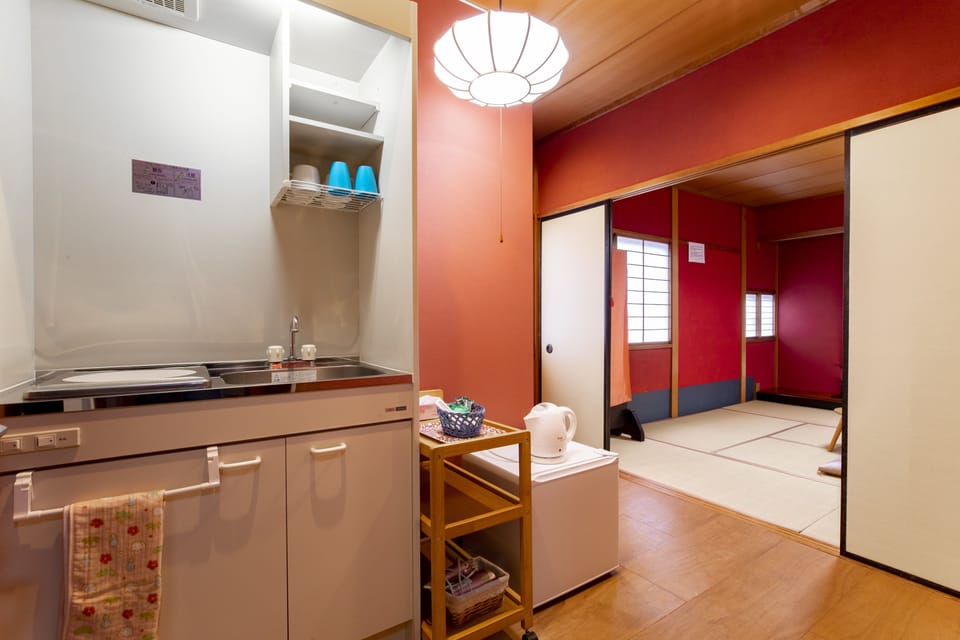 Japanese Style Room 2F for 4 People, Private Bathroom | Private kitchen | Shared fridge, microwave