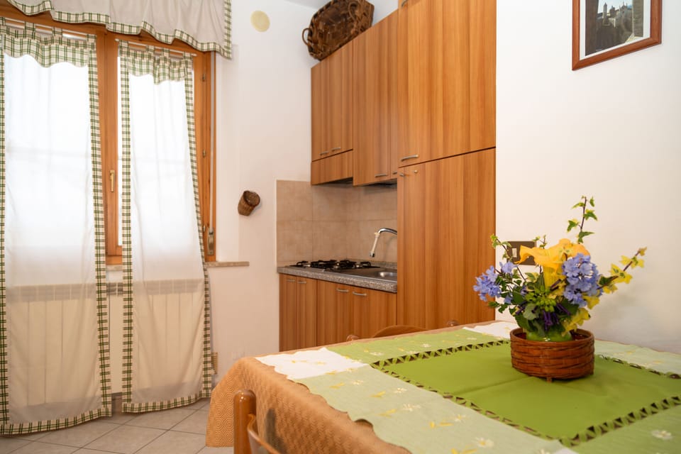 Classic Apartment, 1 Bedroom, Patio, Courtyard View | Private kitchen
