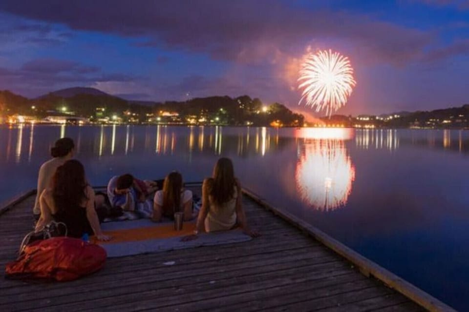 July 4th fireworks over Lake Junaluska