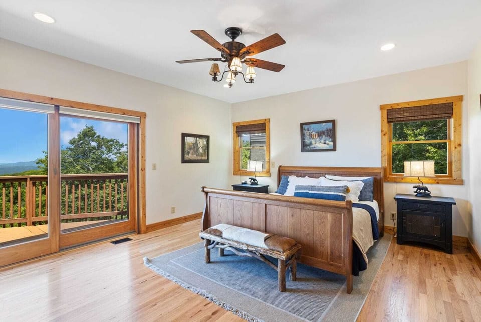 Main Floor Master Bedroom with King Bed
