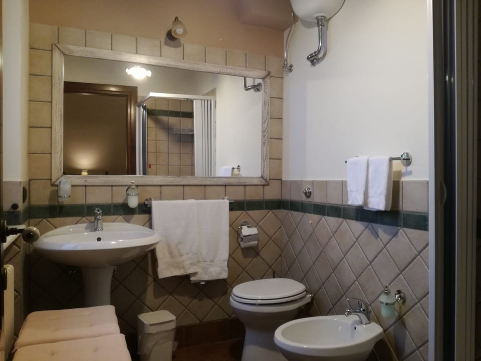 Basic Double Room | Bathroom | Shower, free toiletries, hair dryer, bathrobes