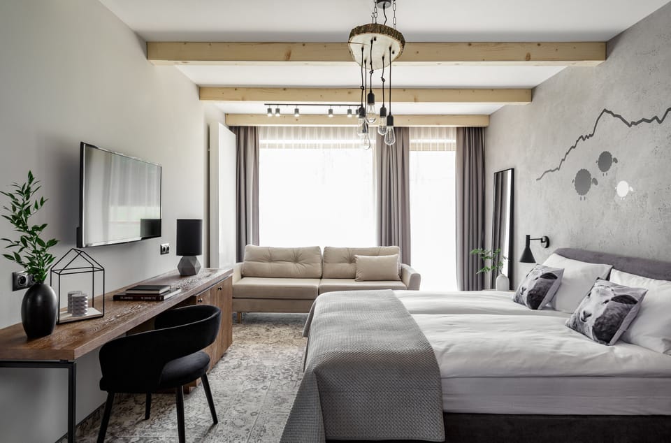 Family Quadruple Room, 1 Bedroom, Terrace | Premium bedding, in-room safe, desk, iron/ironing board