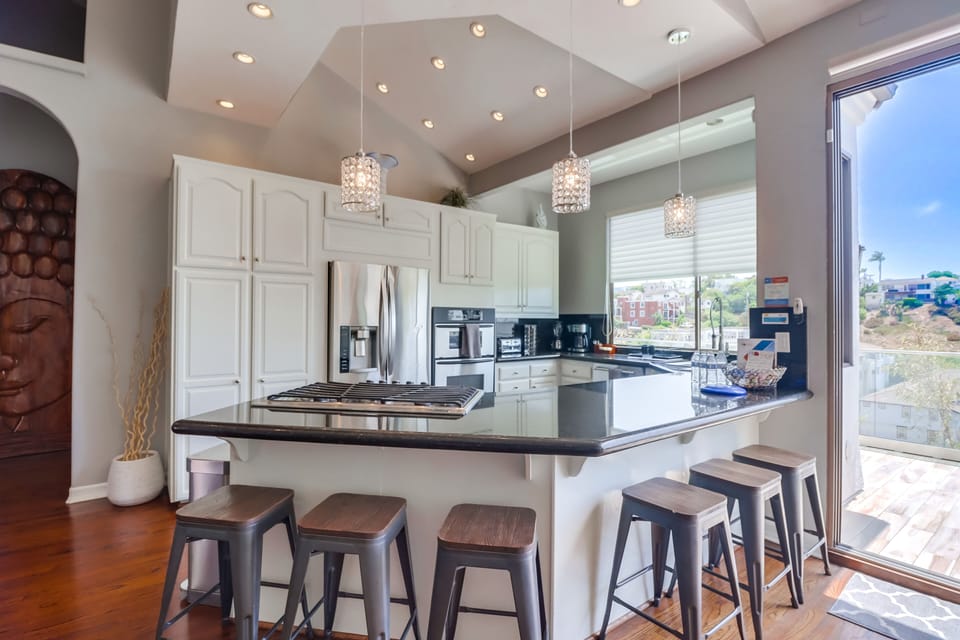 Cook in style! Our gourmet kitchen features top-of-the-line Viking and LG appliances, complemented by gorgeous granite countertops.