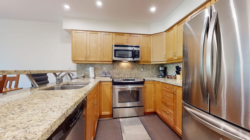 Fully equipped kitchen