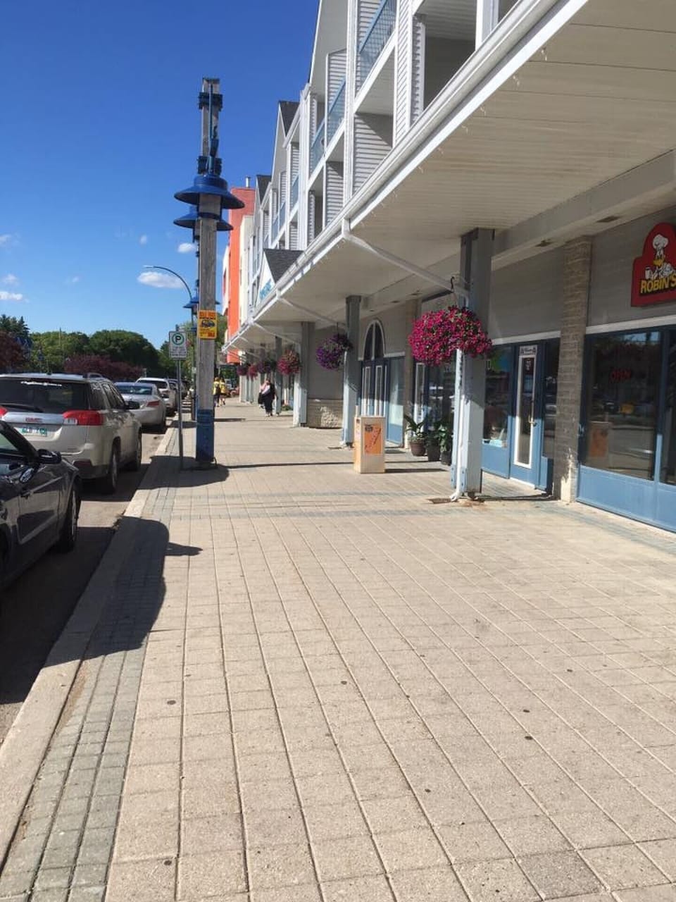 Shops & Robins coffee shop in our complex.
