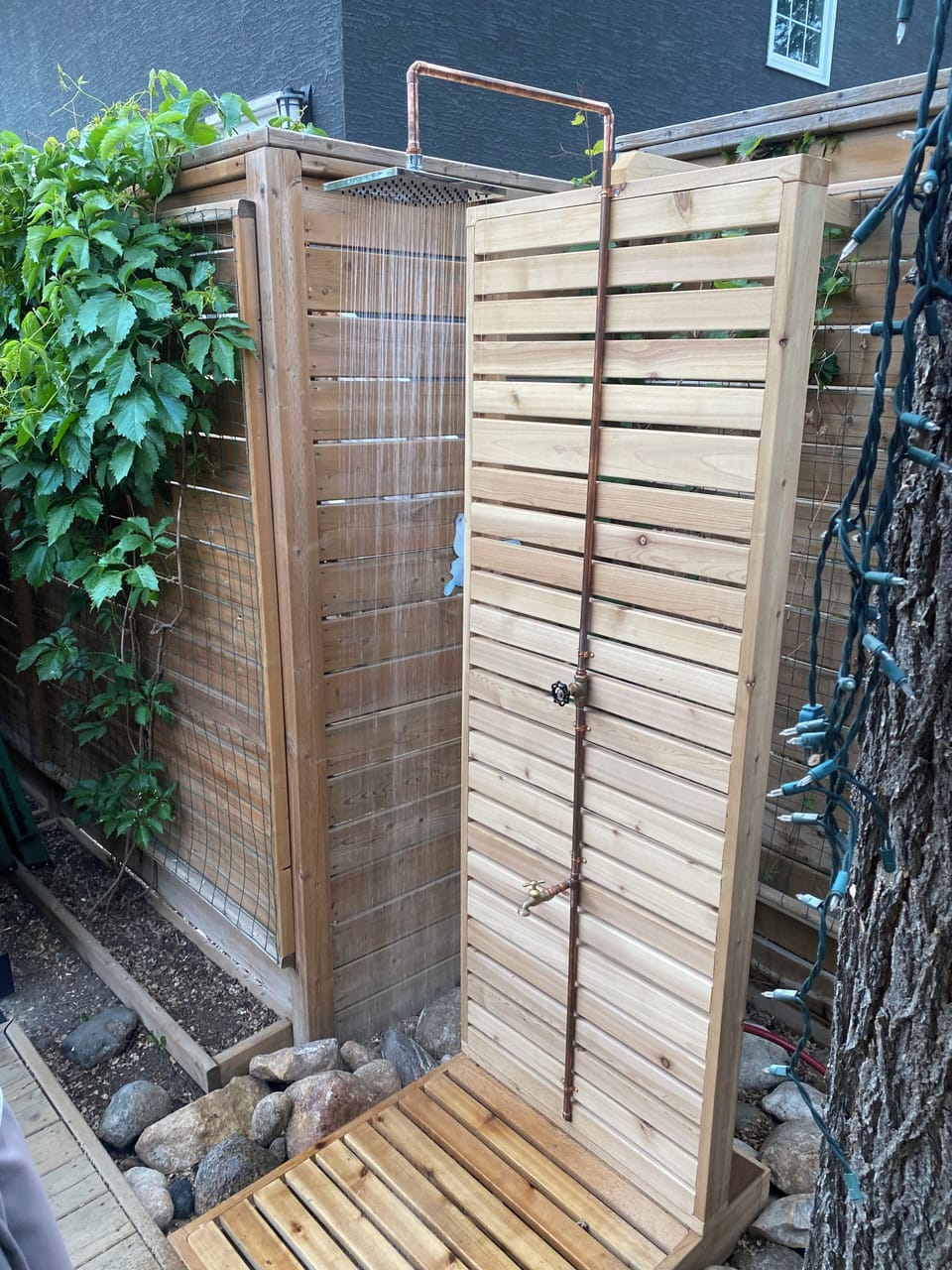 Outdoor Cold Plunge Shower