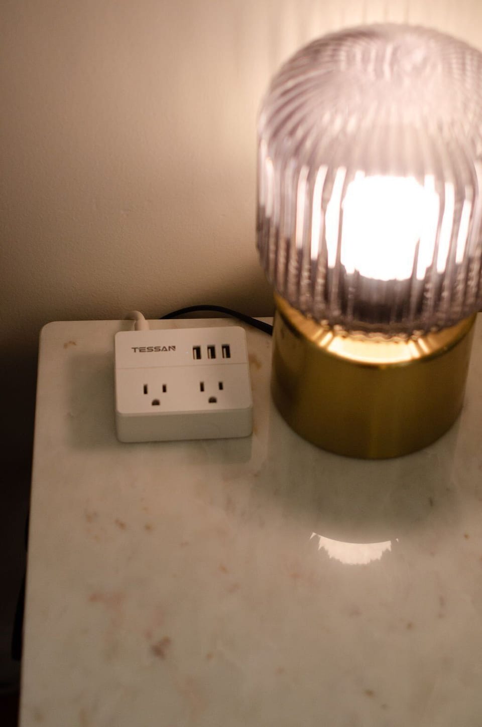 Convenient bedside charging ports to keep your devices powered up throughout your stay.