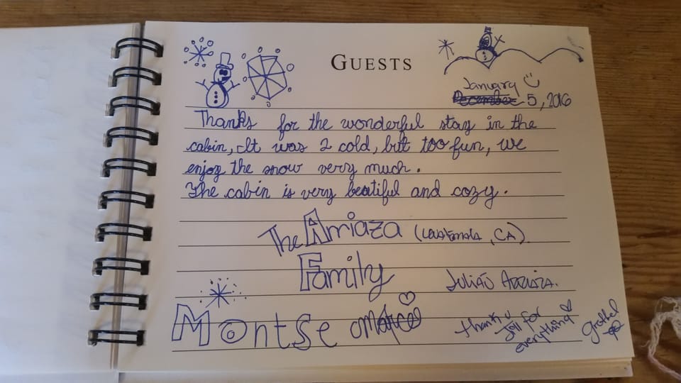 Winter fun at Goldilocks Cabin