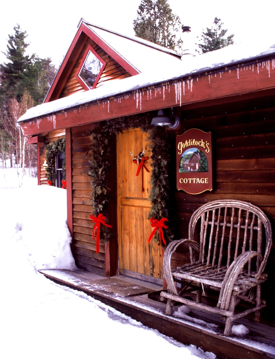 Cabin Rental Stowe Vermont in Winter