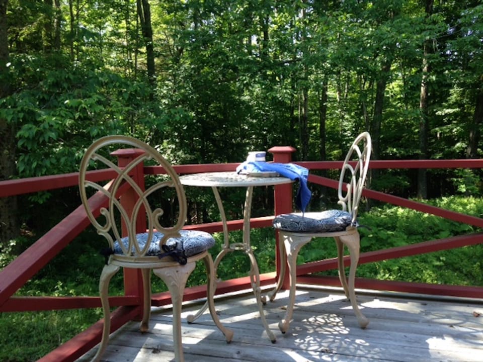 Morning Coffee on the Back Deck