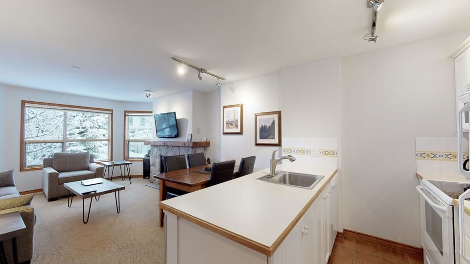 Kitchen and Living Area