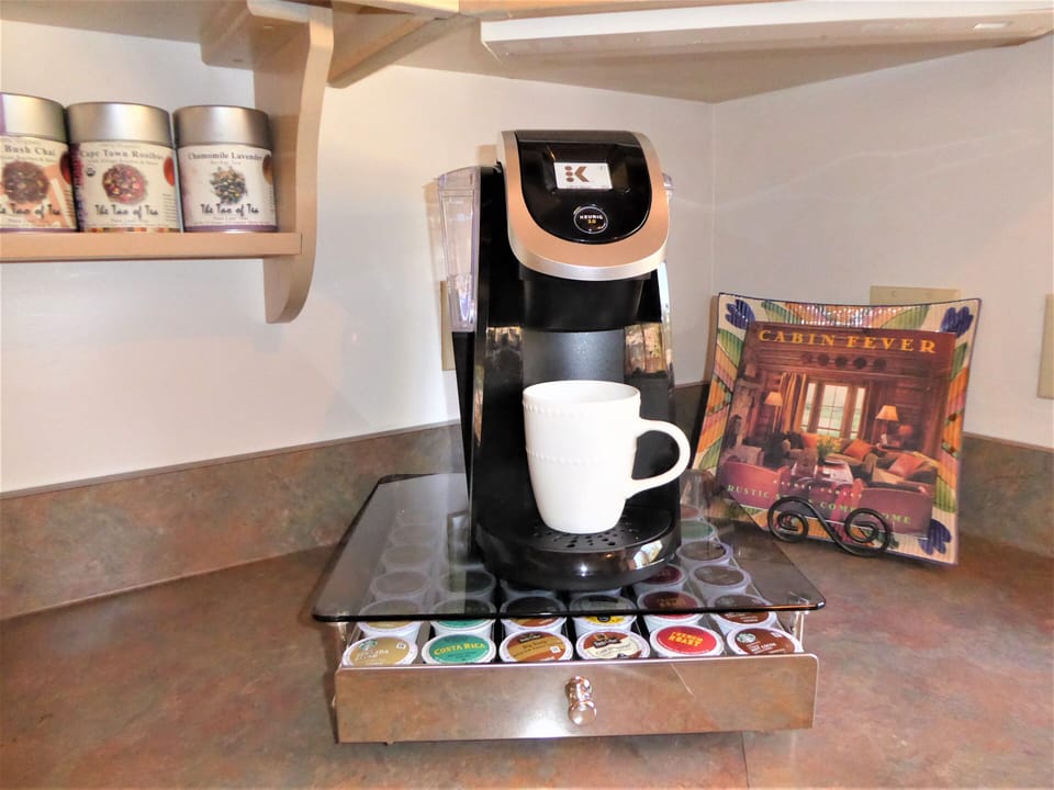Start your day right with your Keurig coffee corner...choices vary