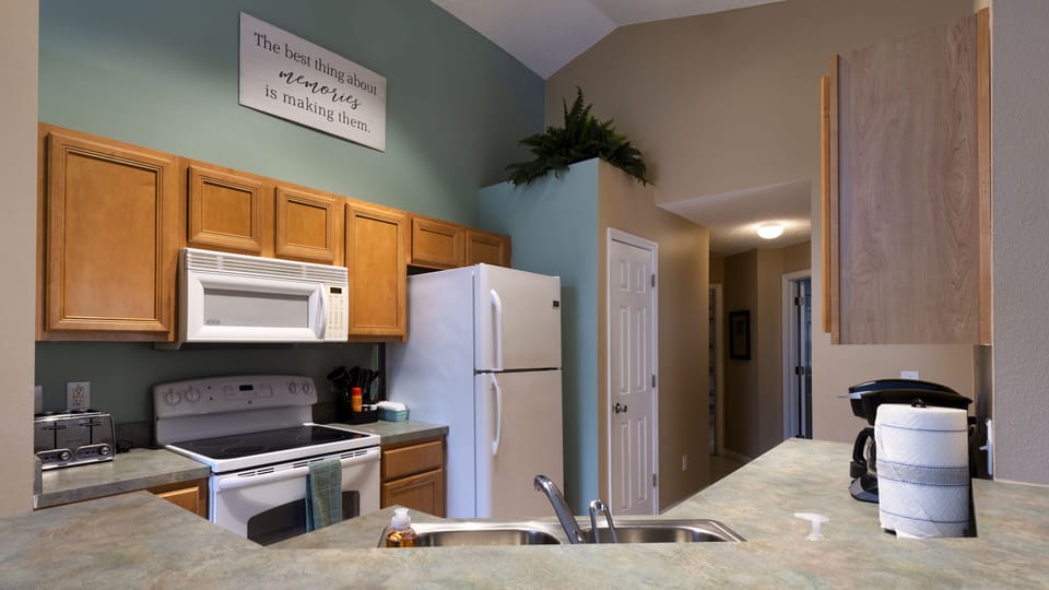Fully stocked kitchen