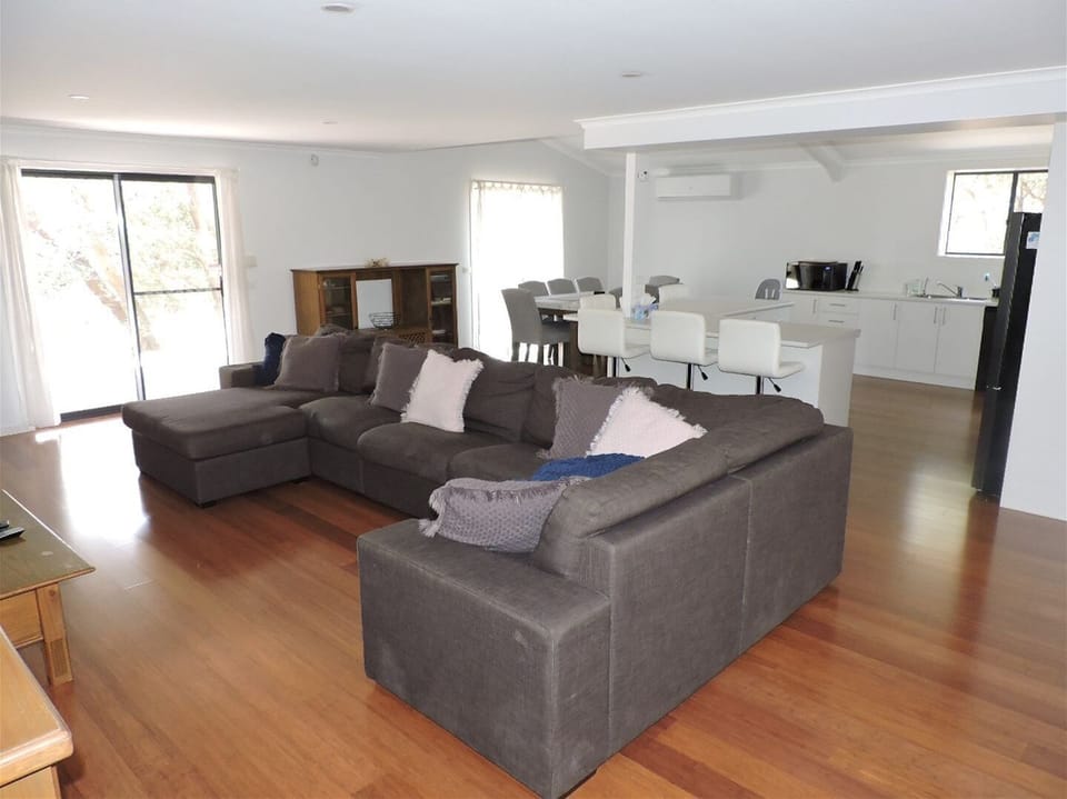 Lounge, kitchen and dining