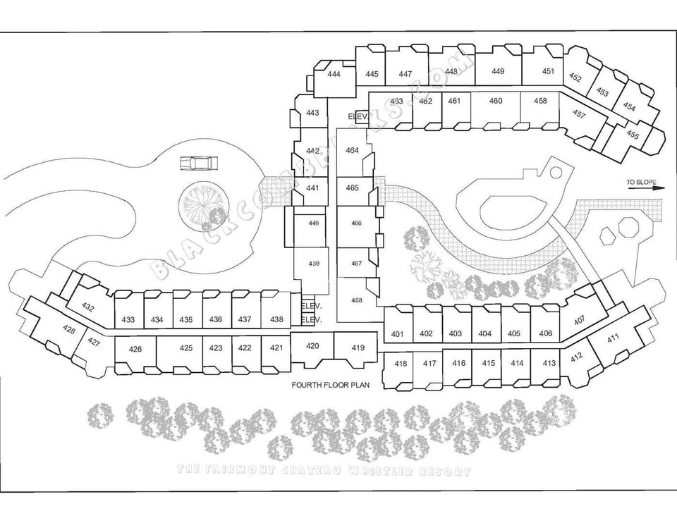 4th Floor layout
