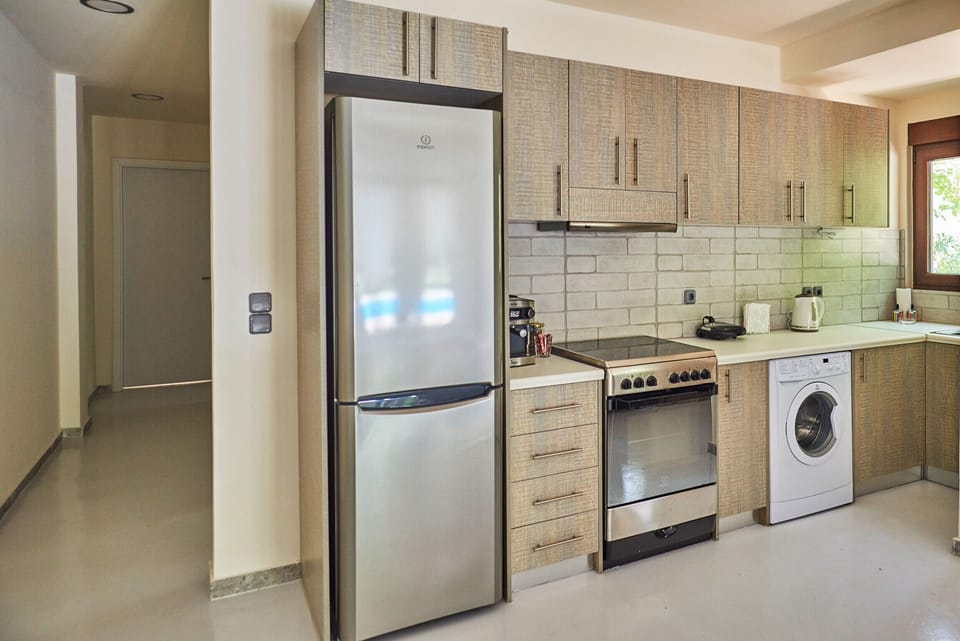 Open-plan kitchen