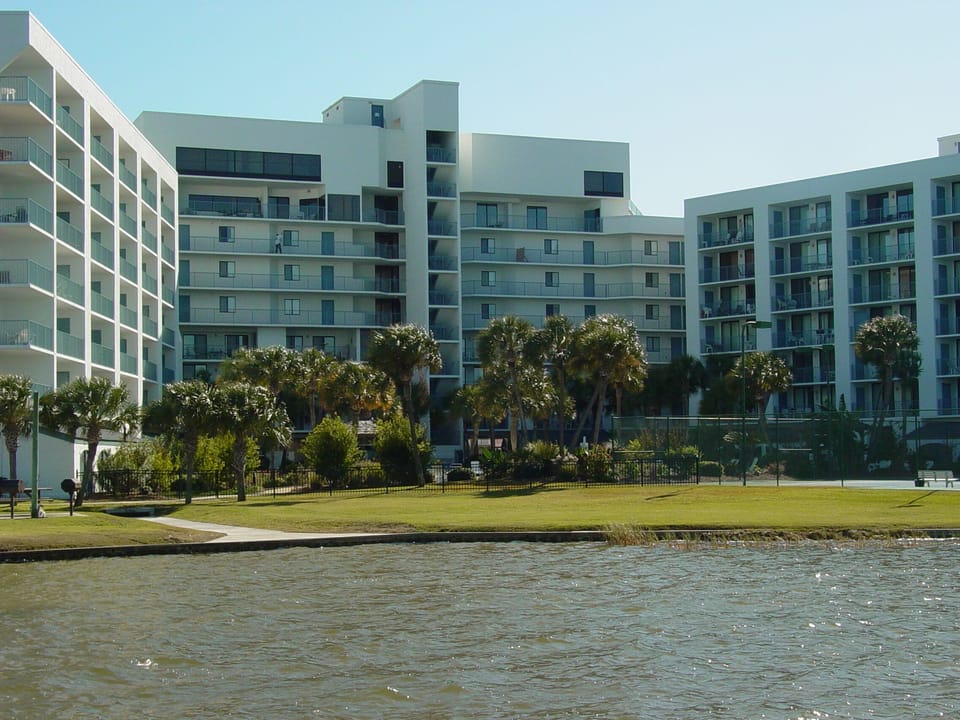 View of Gulf Shores Surf and Racquet from the Little Lagoon side