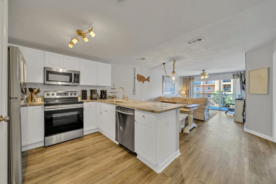 Kitchen Area With Everything You Need To Make Yourself At Home