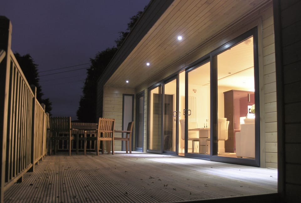 Stargazing or relaxing the deck is ideal for both at night