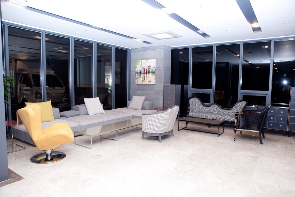 Lobby sitting area