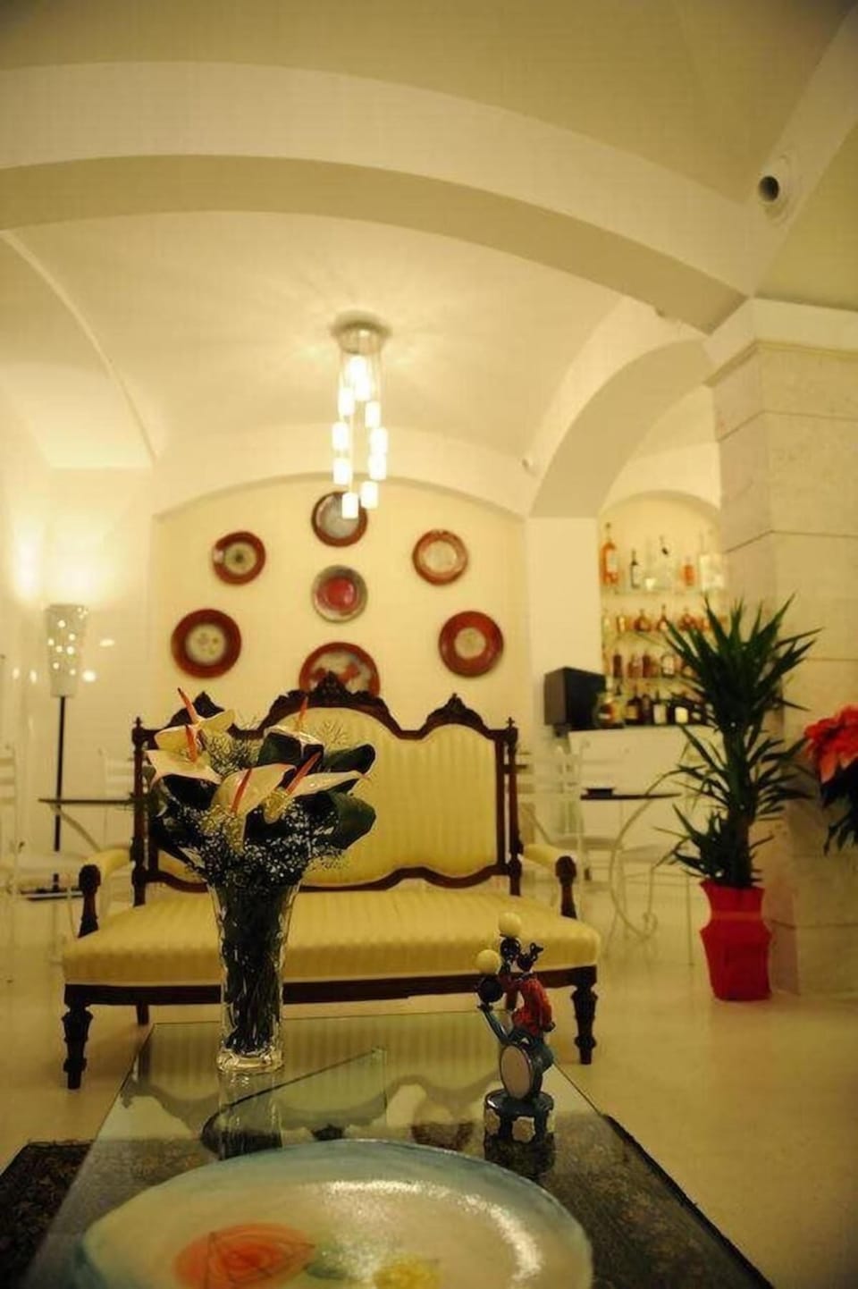 Interior entrance