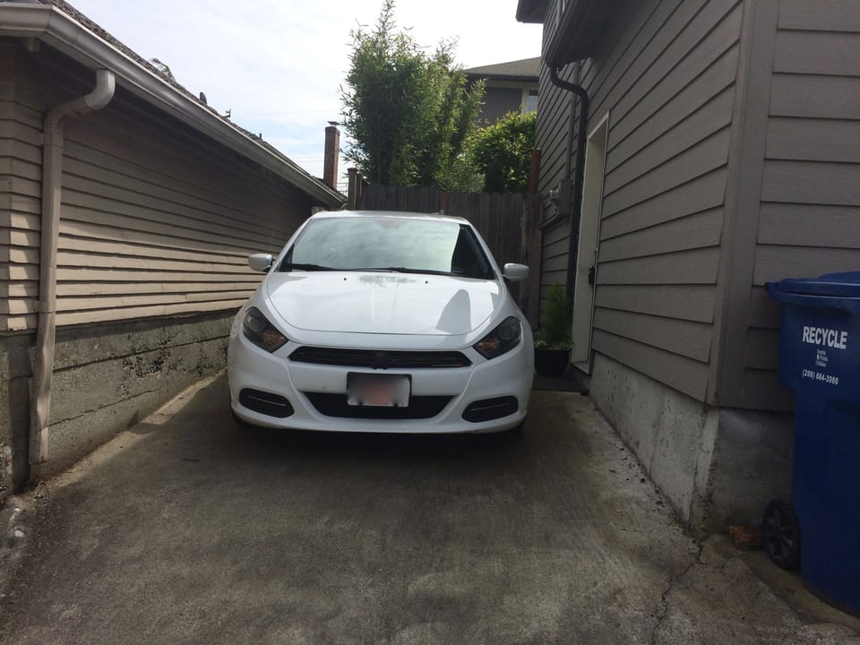 9 foot parking slip
