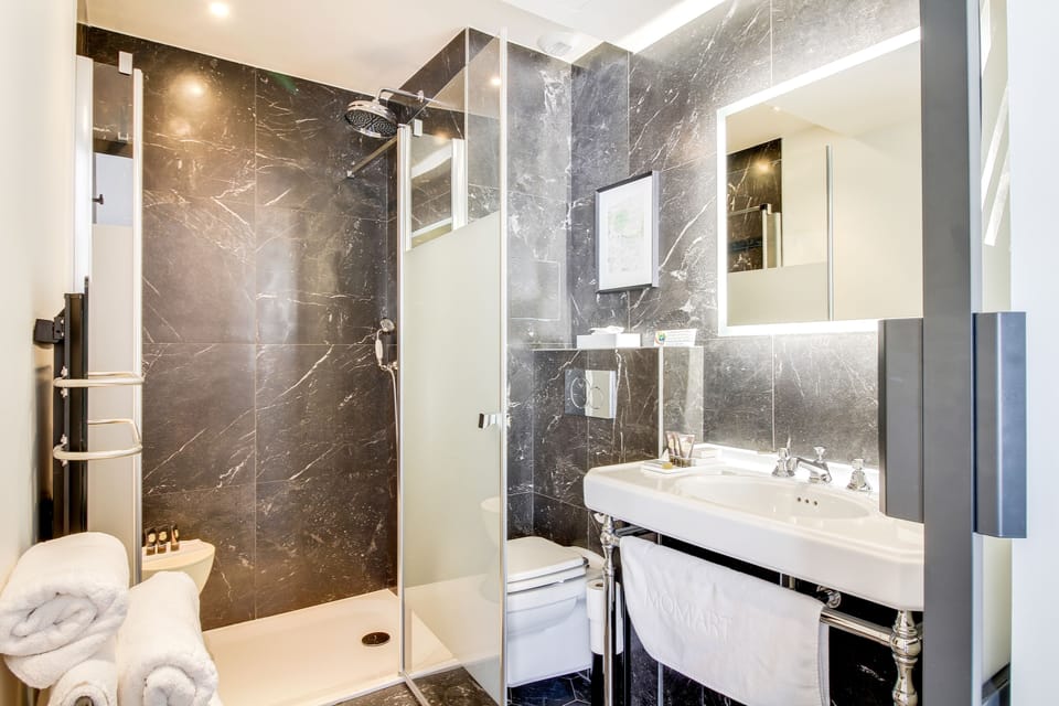 Suite (L’atelier) | Bathroom | Shower, free toiletries, hair dryer, towels