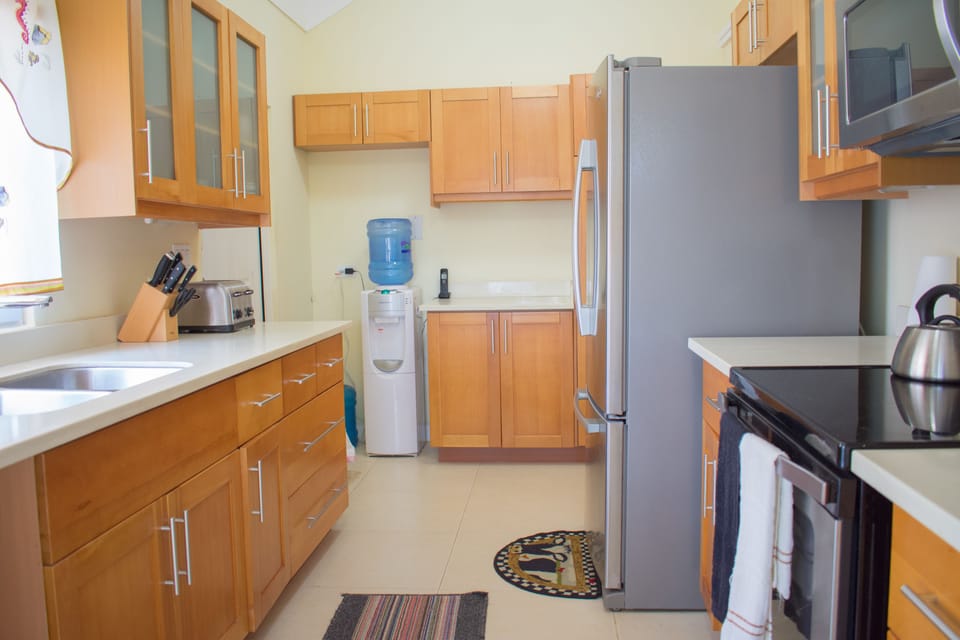 Luxury Villa, 3 Bedrooms, 2 Bathrooms | Private kitchen | Coffee/tea maker, full-size fridge, microwave, oven