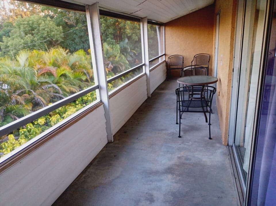 This is the outdoor patio for this unit
