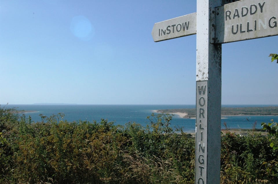 The walk above Instow