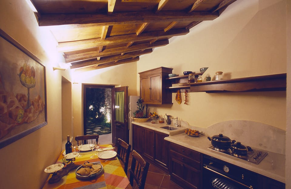 Villa, 1 Bedroom (Drosostalida) | Private kitchen | Full-size fridge, oven, stovetop, dishwasher